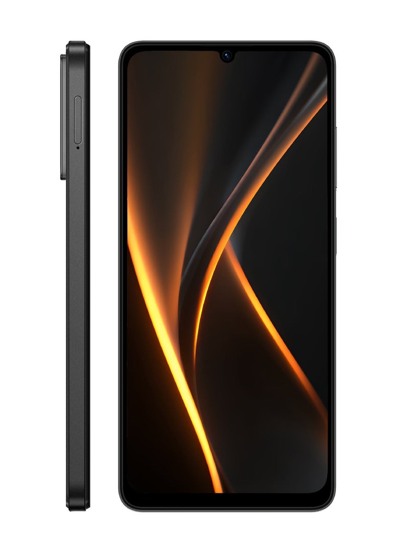 TCH ONE PRO BLACK SMARTPHONE 6GB (Physical) RAM + 6GB (Virtual) RAM 128GB ROM (International Version) Dual Sim with transperent cover case in box - Image 2